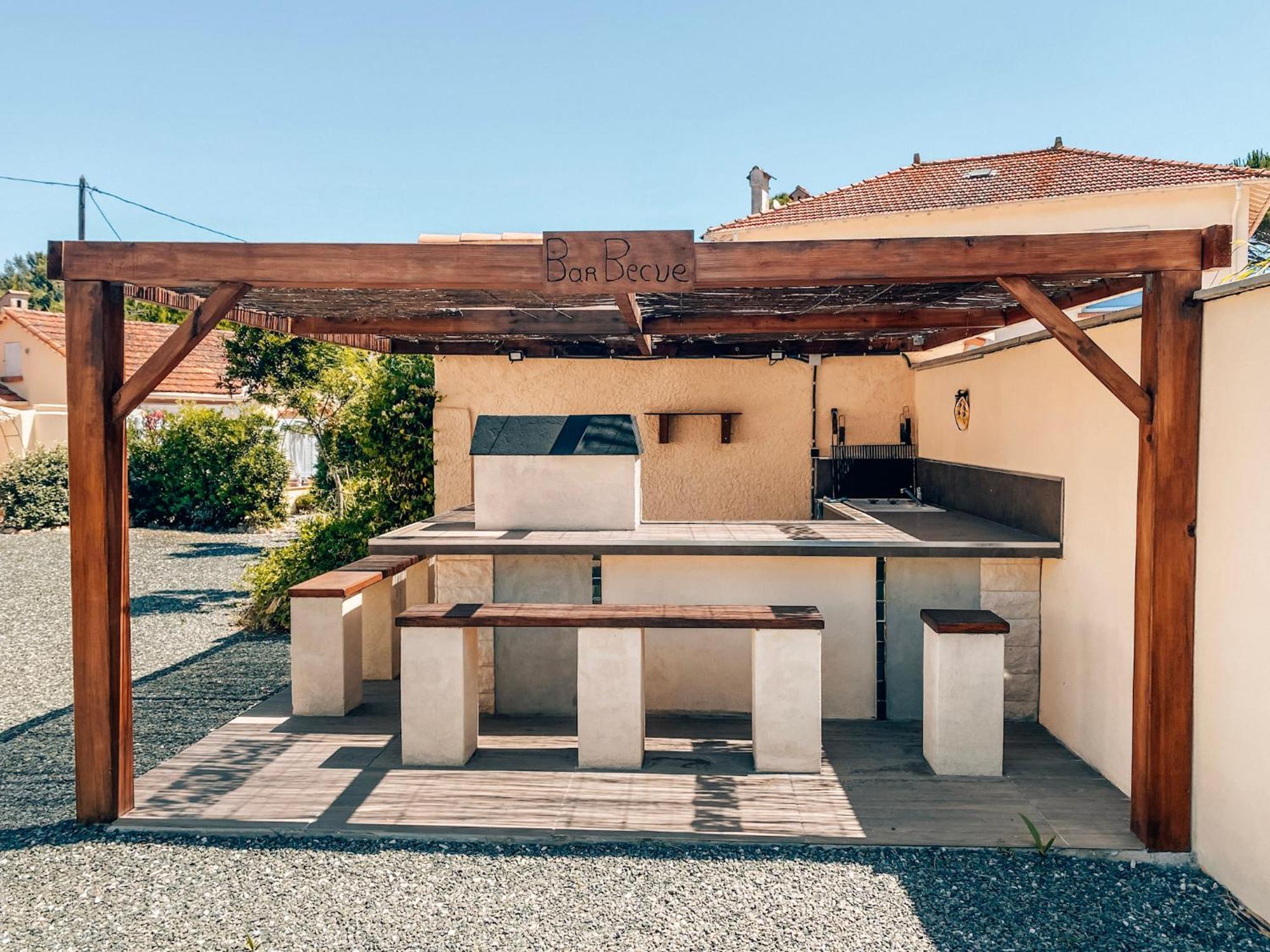 Reve D'Azur, 2 Chambres, Maison Julia En Bord De Mer A La Nartelle, Piscine Partagee, Parking & Terrasse Bbq, Wifi Et Draps Inclus Plage A Pied سانت ماكسيم المظهر الخارجي الصورة